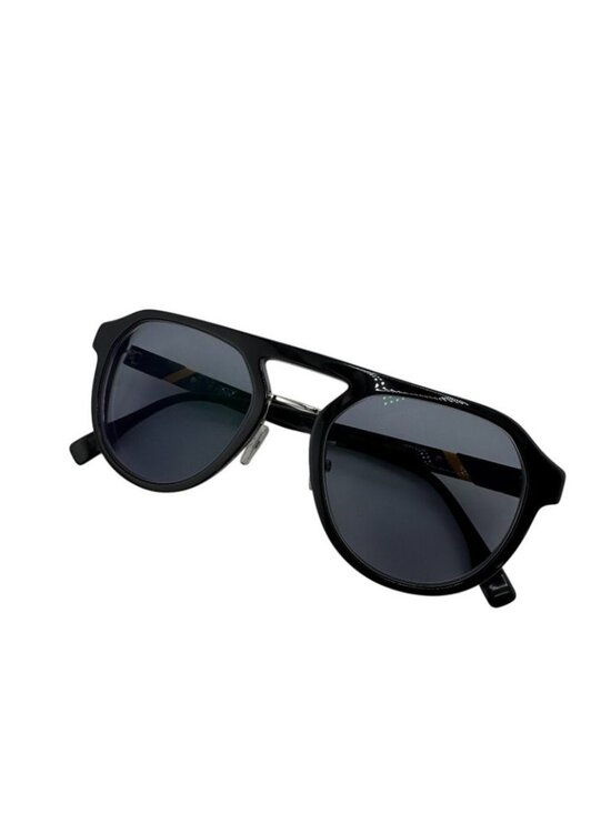 Fendi Logo FF Prescription Gradient Aviator Sunglasses Black main image 8
